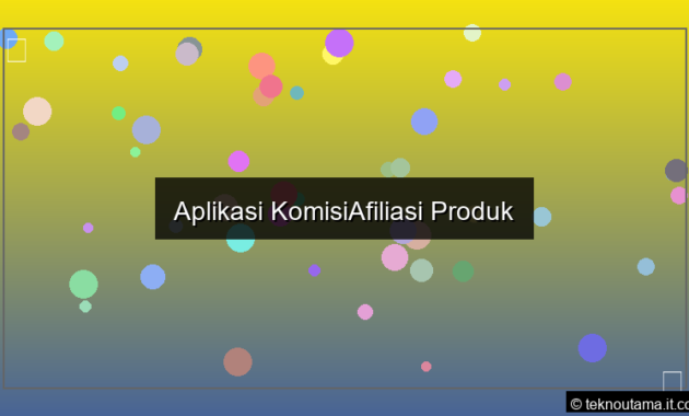 foto Aplikasi KomisiAfiliasi Produk